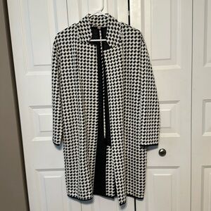 Philosophy houndstooth duster cardigan jacket